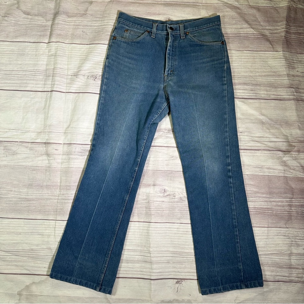 Men’s Vintage 70s‎ JC Penney Boot Cut Polyester Cotton Blend Denim Jeans